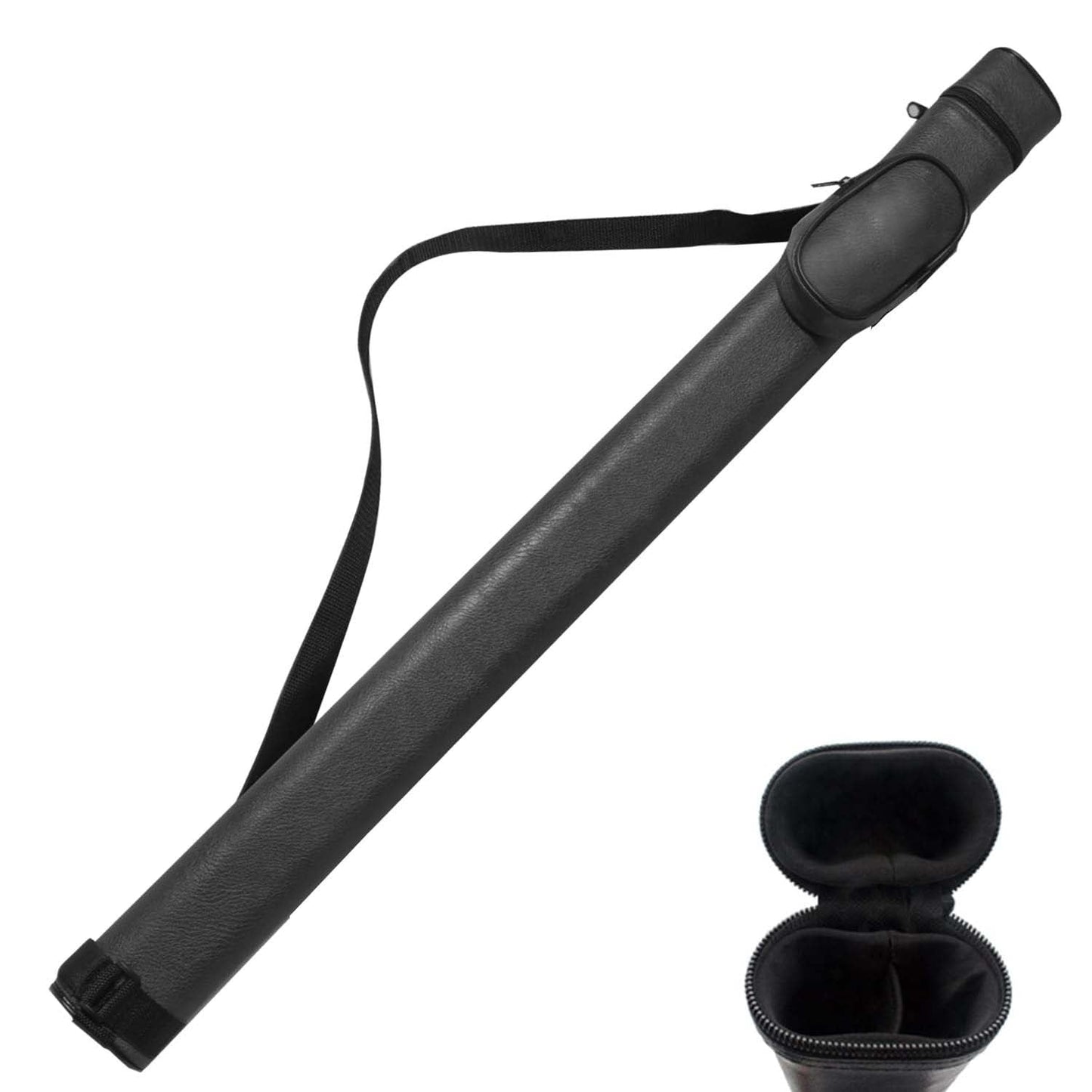 NNEDSZ 80cm Billiard Cue Cases 1x1 Deluxe Hard Billiard Pool Cue Stick Carrying Case Pool Billiards